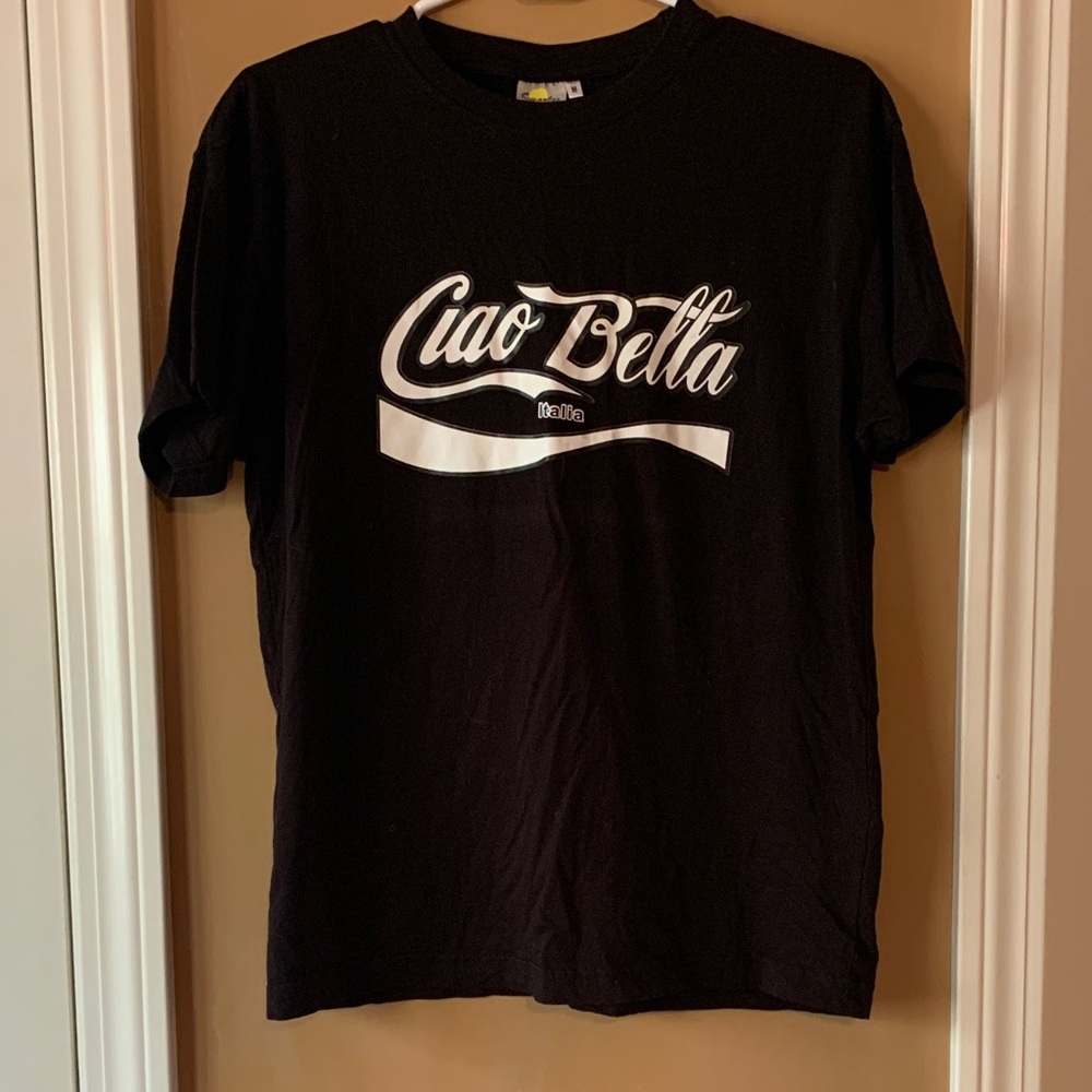 “Ciao Bella” Black Short Sleeve Tee